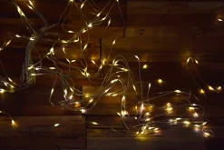 discountershop Lichtgordijn | Lichtvorhang | Extra Warm Wit | +8 Functies |3.6W | Gordijnverlichting 400 Led| 190X200 Cm Hot