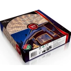 Merkloos Lichtslang - 9 M - White Hot