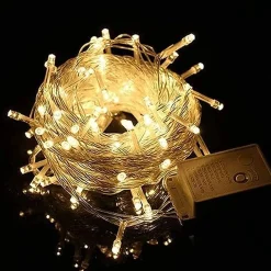 Benrida Lichtslingers , 100M600 Lamp Stekker 220V, Touwverlichting ,Warm Wit Licht , Koperdraad Fairy Lichtslingers Voor Halloween Kerstversiering Bruiloft Slaapkamer Feest Patio Tuin Feestelijke Verlichting Ga Online