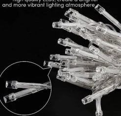 Benrida Lichtslingers , 100M600 Lamp Stekker 220V, Touwverlichting ,Warm Wit Licht , Koperdraad Fairy Lichtslingers Voor Halloween Kerstversiering Bruiloft Slaapkamer Feest Patio Tuin Feestelijke Verlichting Ga Online