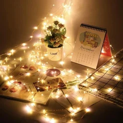 Sofisticade Lichtsnoer Bundel Led - Fairy Lights - 10 X 80Cm Met 80 Leds - Werkt Op 3 Aa Batterijen (Gratis Erbij) - Timer Functie - Kerstverlichting - Decoratie En Sfeerverlichting - Partylights Best