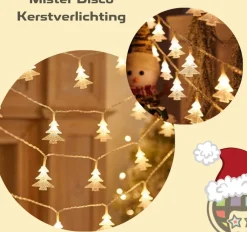 Mister Disco Lichtsnoer Kerstboompje Versiering - 4,5 Meter - 30X Led Lamp - Sfeer Flash Sale