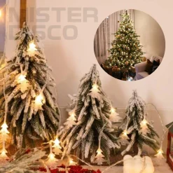 Mister Disco Lichtsnoer Kerstboompje Versiering - 4,5 Meter - 30X Led Lamp - Sfeer Flash Sale
