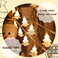 Mister Disco Lichtsnoer Kerstboompje Versiering - 4,5 Meter - 30X Led Lamp - Sfeer Flash Sale