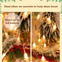 Mister Disco Lichtsnoer Kerstboompje Versiering - 4,5 Meter - 30X Led Lamp - Sfeer Flash Sale