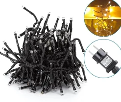 Aigostar Lichtstring Warmwit - 2400K | 10 Meter - 500 Led's | Waterdicht Ip44 | 230Vac - 24V Clearance