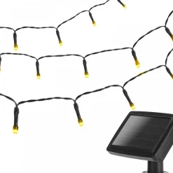 Aigostar Lichtstring Warmwit - 2700K | 11 Meter - 100 Led's | Waterdicht Ip44 | Solar - Oplaadbaar Best