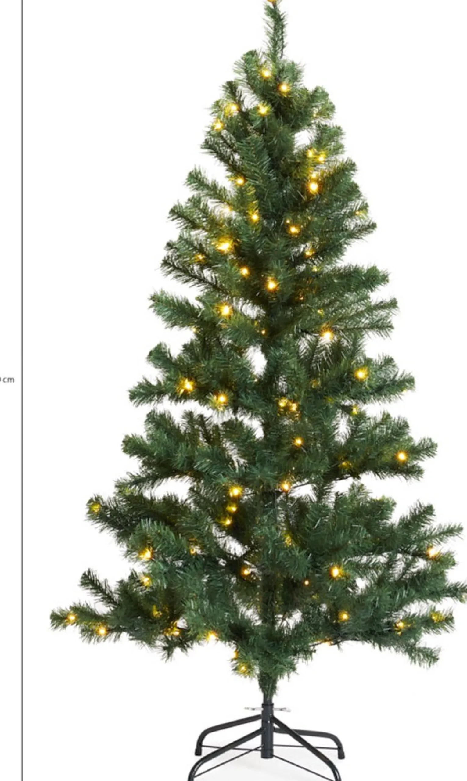 Lifa-Living Lifa Living - Kunstkerstboom - Met Verlichting - 130 Led Lampjes - 150 Cm - Aanloopsnoer 5 Meter - Groen Sale