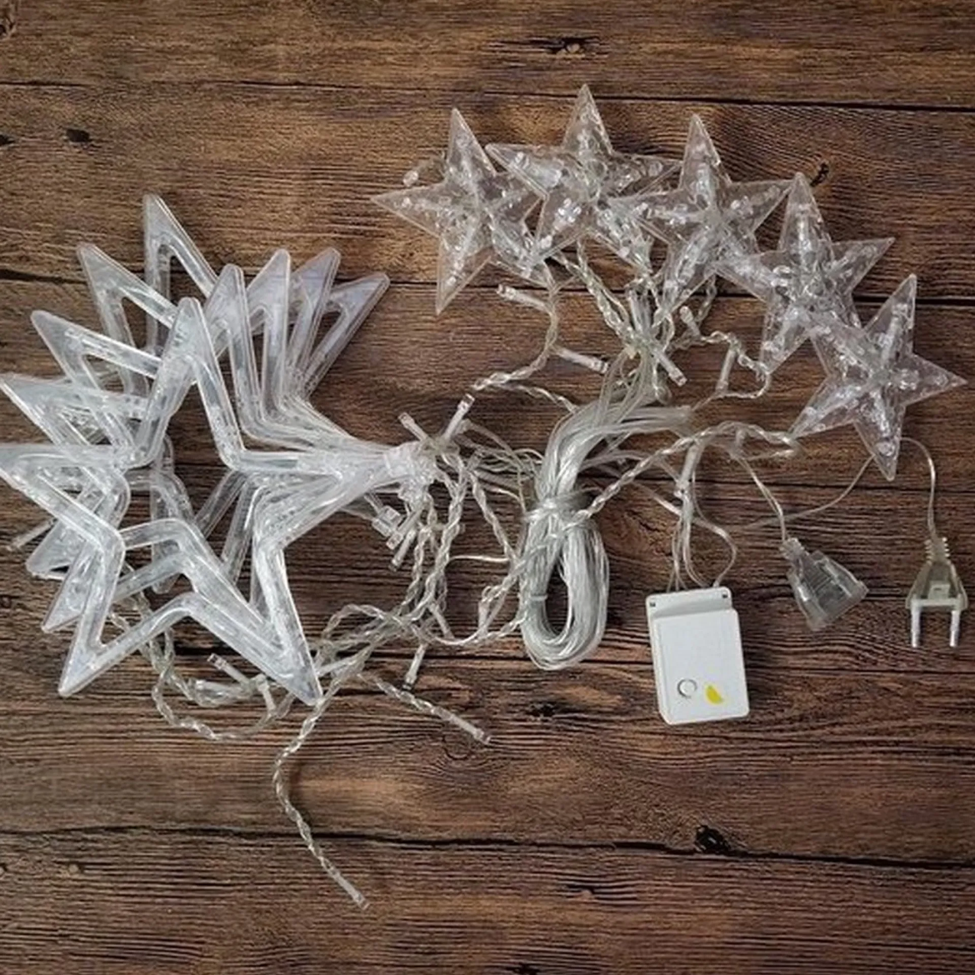 Liviner® Kerstverlichting Sterrengordijn - 2,5 M - Warmwit - Voor Binnen - Kerst Accessoires Clearance