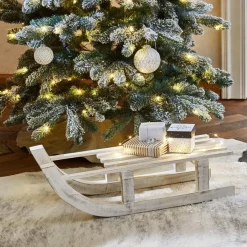 Loberon Kerstbeelden></noscript> Decoratieve Slee Joshua Antiekwit