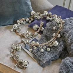 Loberon Guirlandes></noscript> Guirlande Pearls Antiekzilverkleurig