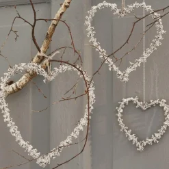 Loberon Kersthanger> Hanger Set Van 3 Minstrel Champagne