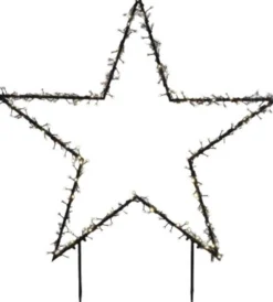 Luca lighting - Garden D'Light Tuinsteker Ster 350Led Classic Wit Ip44 8 Function Controller En Timer - L121X H135Cm - Woonaccessoires En Seizoensgebondendecoratie Cheap