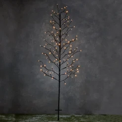 Luca lighting - Garden D''Light Tak Boom Zwart Warm Wit 118Led Ip44 8 Function Controller En Timer - L80Xh150Cm - Woonaccessoires En Seizoensgebondendecoratie (Europese Stekker ) Flash Sale