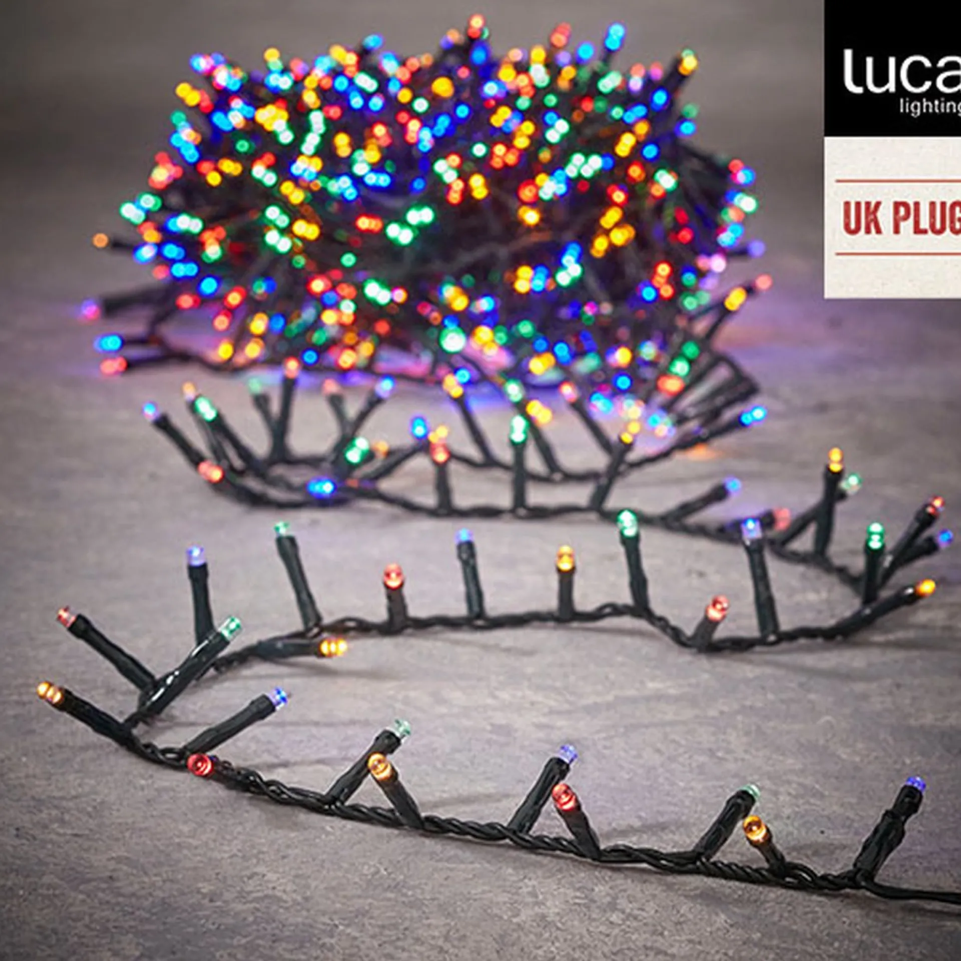 Luca lighting - Snake Light Multicolour 2000Led Ip44 8 Function Controller And Timer - L4000Cm Sale