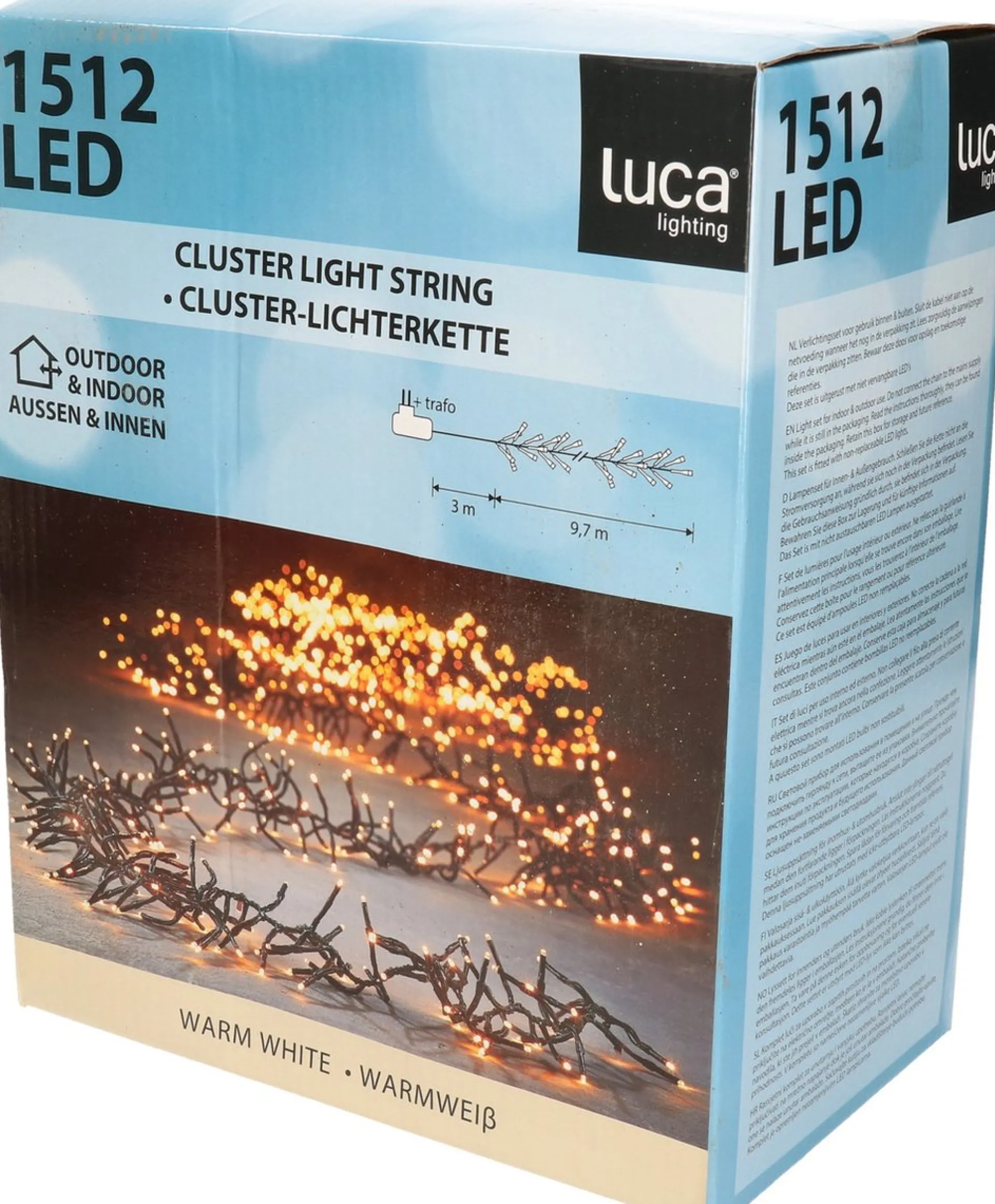 Luca lighting Cluster Kerstverlichting Met 1512 Led Lampjes - L Warm Wit 970 Cm Online