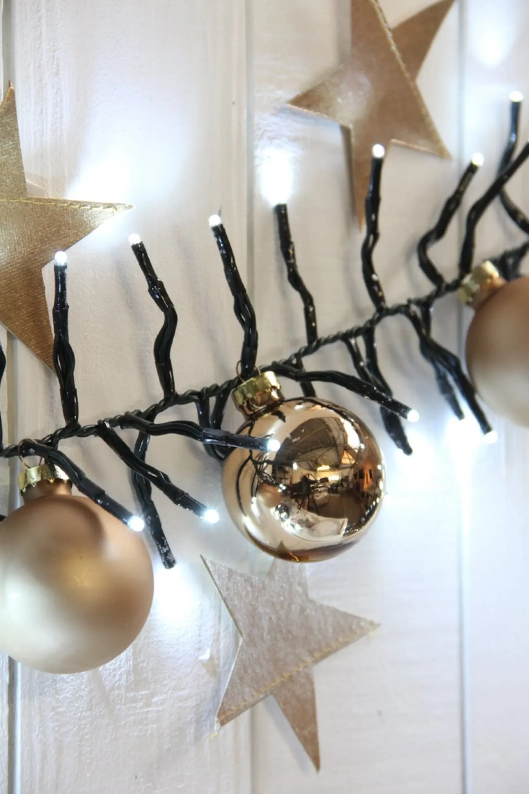 Luca lighting Cluster Kerstverlichting Met 576 Led Lampjes - L Klassiek Wit 420 Cm New