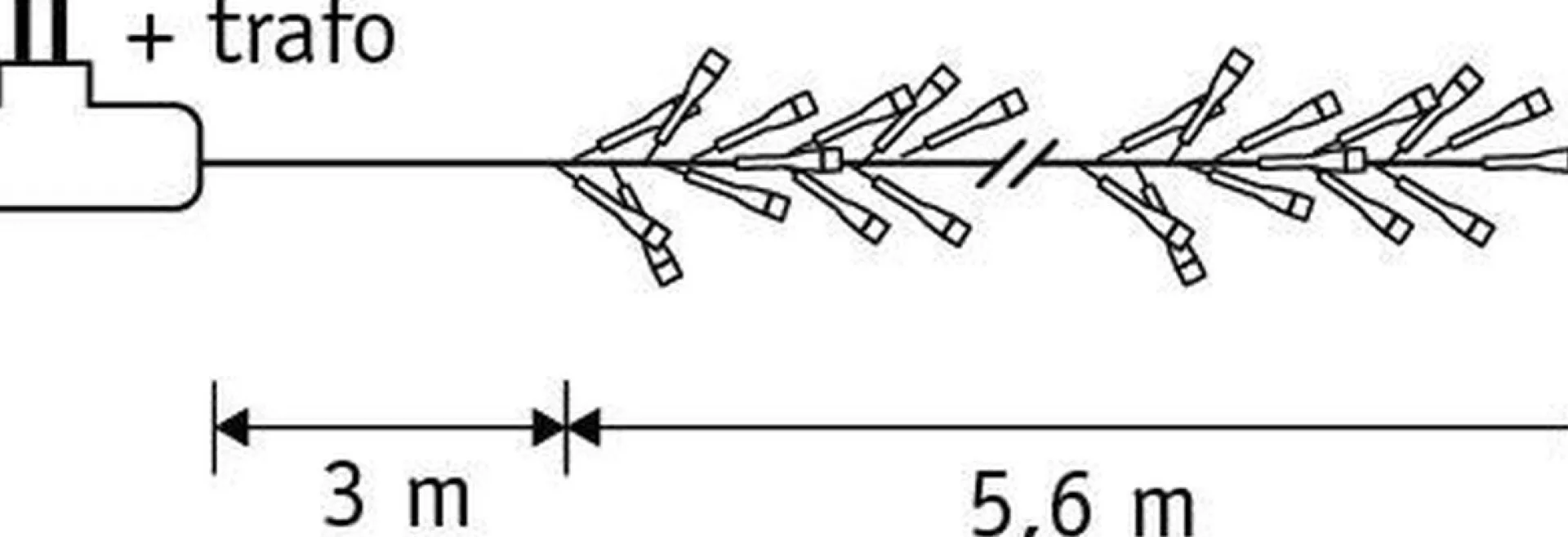 Luca lighting Cluster Kerstverlichting Met 768 Led Lampjes - L Warm Wit 560 Cm Sale