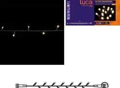 Luca lighting Connect 24 Lichtsnoer Met 98 Led Lampjes - L1000 Cm - Warm Wit New