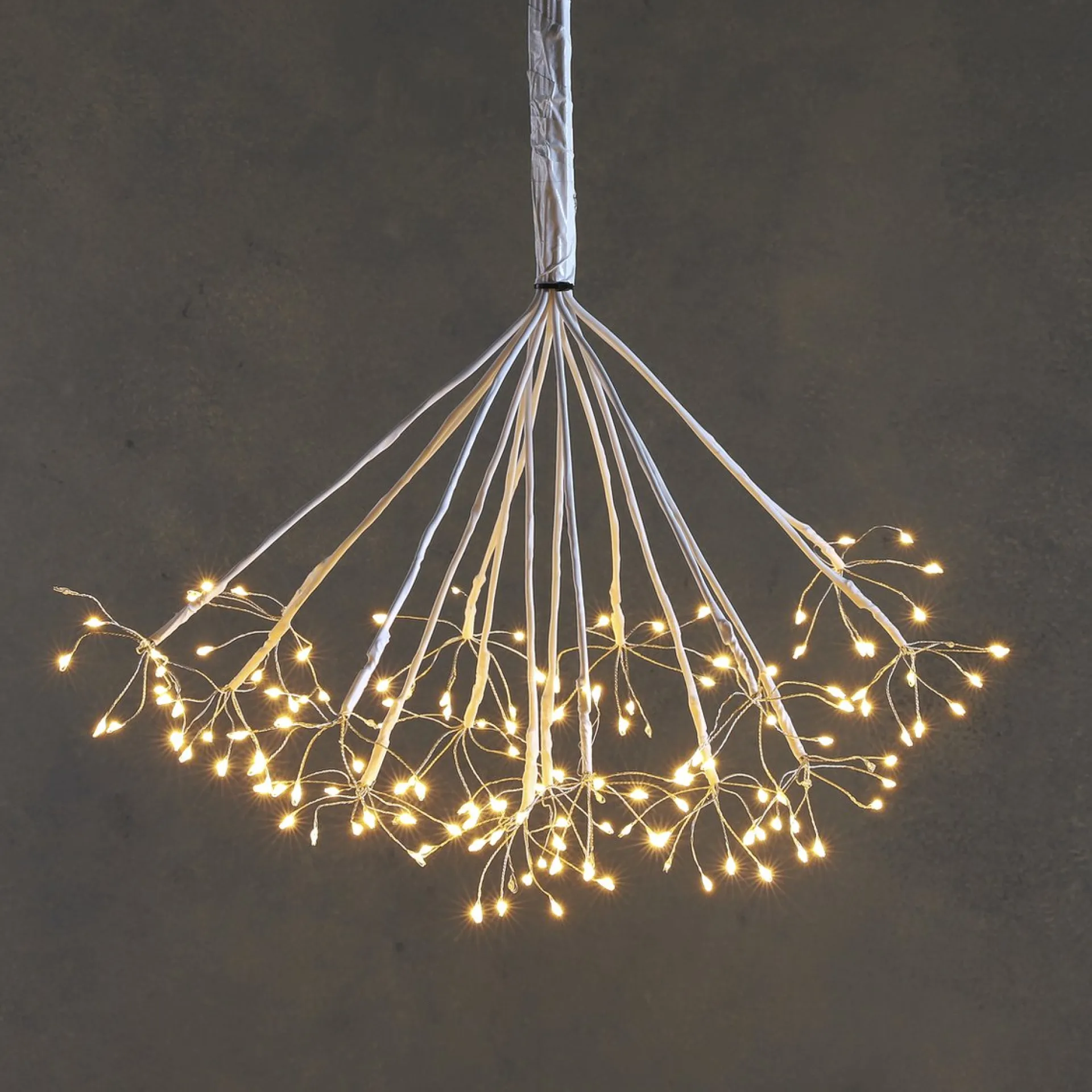 Luca lighting Kerstverlichting Paardenbloem Met 160 Warm Witte Led Lampjes - O80 Cm - Zilver Hot