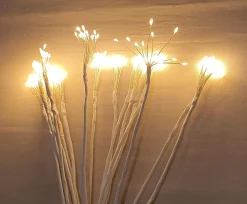 Luca lighting Kerstverlichting Paardenbloem Met 160 Warm Witte Led Lampjes - O80 Cm - Zilver Hot