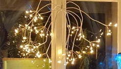 Luca lighting Kerstverlichting Paardenbloem Met 160 Warm Witte Led Lampjes - O80 Cm - Zilver Hot