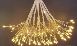Luca lighting Kerstverlichting Paardenbloem Met 160 Warm Witte Led Lampjes - O80 Cm - Zilver Hot