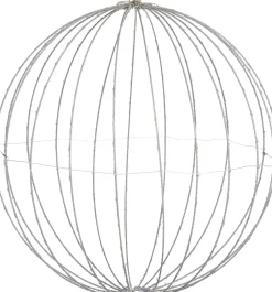 Luca lighting Kerstverlichting Bal Met Warm Witte Led Lampjes - O60 Cm - Zwart Cheap