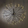 Luca lighting Kerstverlichting Paardenbloem Met 150 Warm Witte Led Lampjes - O58 Cm - Zilver Sale