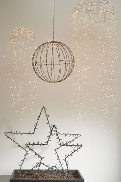 Luca lighting Kroonluchter Kwal Met Warm Witte Led Verlichting - H150 X O45 Cm - Zilver Shop