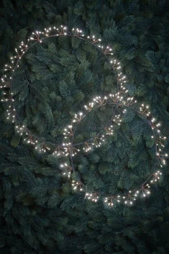 Luca lighting Lichtkrans Met Warm Witte Led Verlichting - O40 Cm - Zwart Fashion