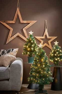 Luca lighting Mercury Kunstkerstboom Met Fibre Optic Verlichting - H90 X O40 Cm - Groen Best