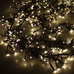Luksus Dimbare Kerstverlichting Micro Cluster - 8.4 Meter - Extra Warm Wit - 1152 Led's - Timer Functie - Waterdicht Ip44 Outlet