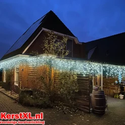 Luksus ™ Led Gordijn - Ijspegel Verlichting | Dual Color 960 Led Lampjes Extra Warm Wit + Koud Wit | Voor Binnen En Buiten | 20 + 10 Meter Snoer | 9 Lichtstanden & Timer Functie New