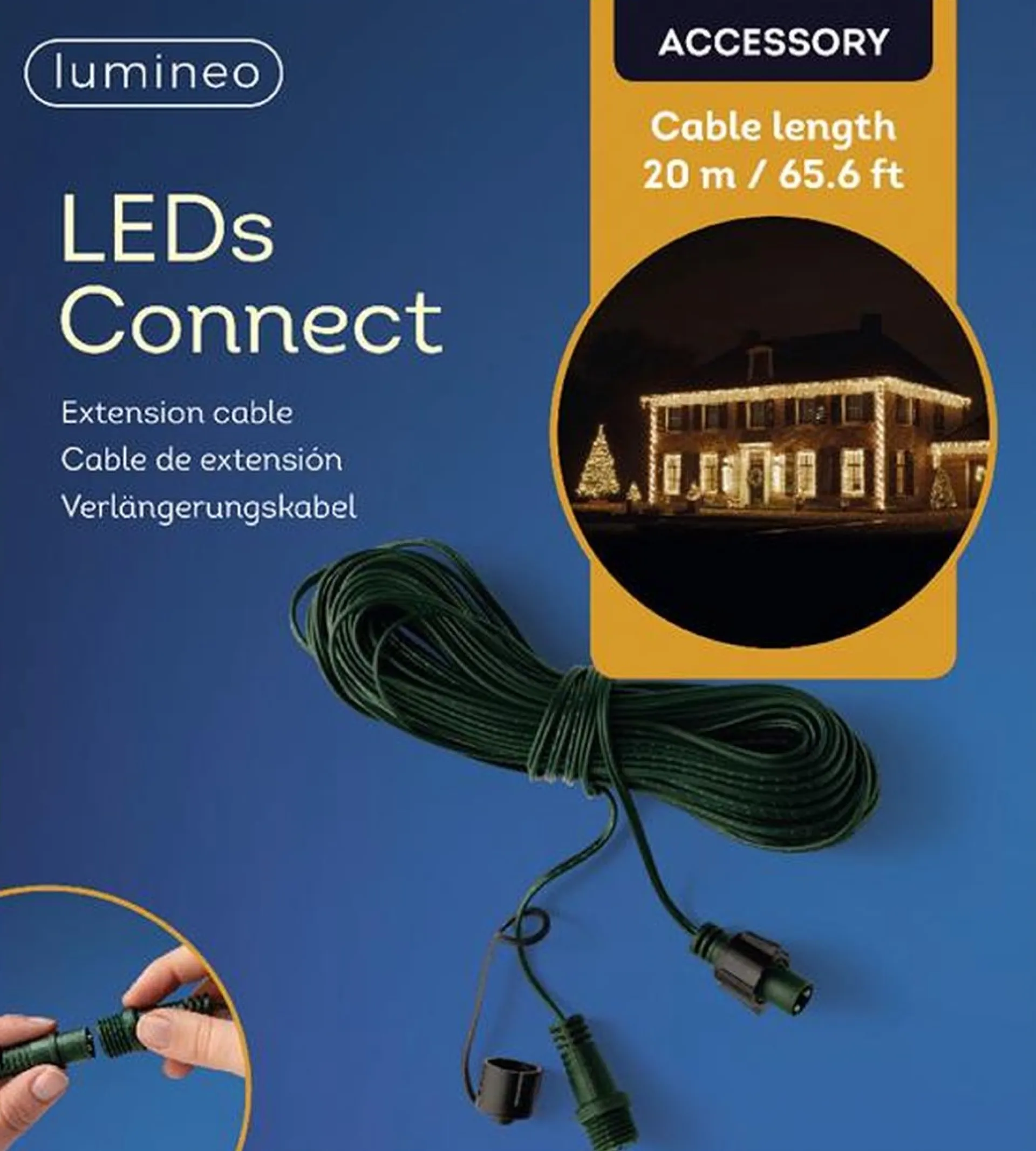 Lumineo Led's Connect Verlengsnoer Groen 20M Sale