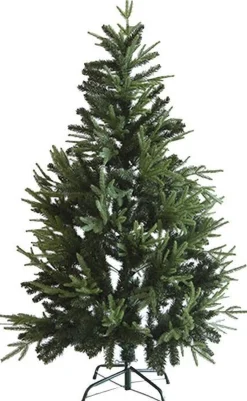 Silumen Luxe Groene Kunstboom 150Cm Pe / Pvc Met 400 Koppen, Metalen Voet - Plastic - Groen - New