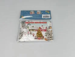 Merkloos Luxe Kerstkaart 3D Pop-Up - Multicolor - A5 Clearance