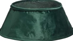 Merkloos Luxe Velvet Kerstboomrok Heaven - Groen / Green- Zacht Velvet / Fluweel - Kerstboom Mand - Polyester - O 40 X 60 X 25 Cm Fashion