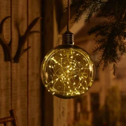 Luxform Lighting Batterijlamp G170 Led-Bol Aan Touw Transparant Outlet