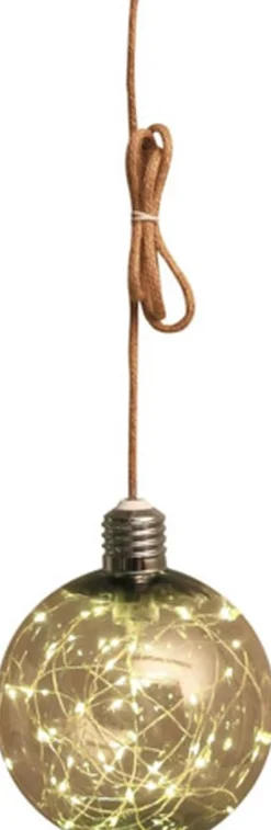 Luxform Lighting Batterijlamp G170 Led-Bol Aan Touw Transparant Outlet