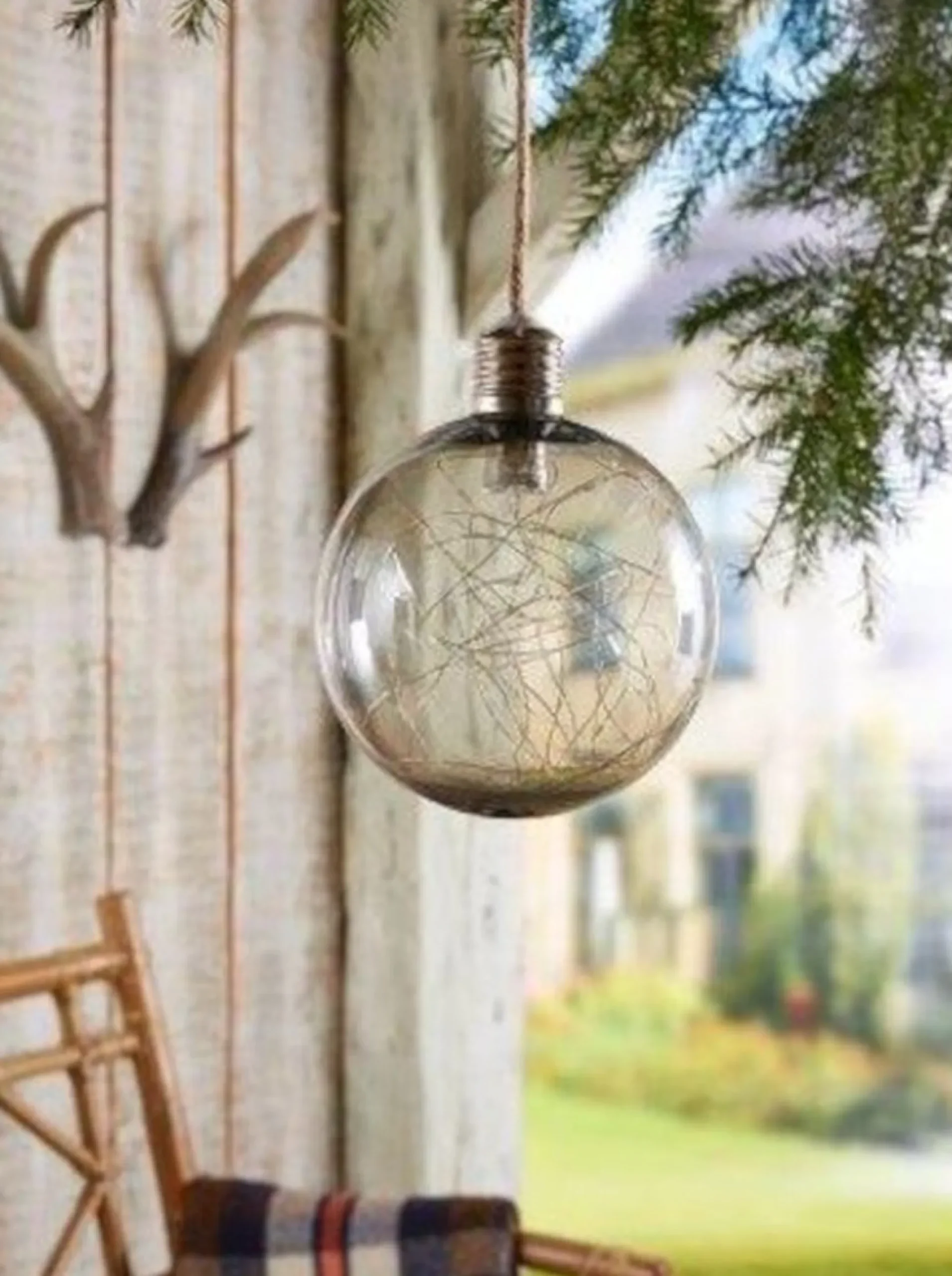 Luxform Lighting Batterijlamp G170 Led-Bol Aan Touw Transparant Outlet