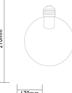Luxform Lighting Batterijlamp G170 Led-Bol Aan Touw Transparant Outlet