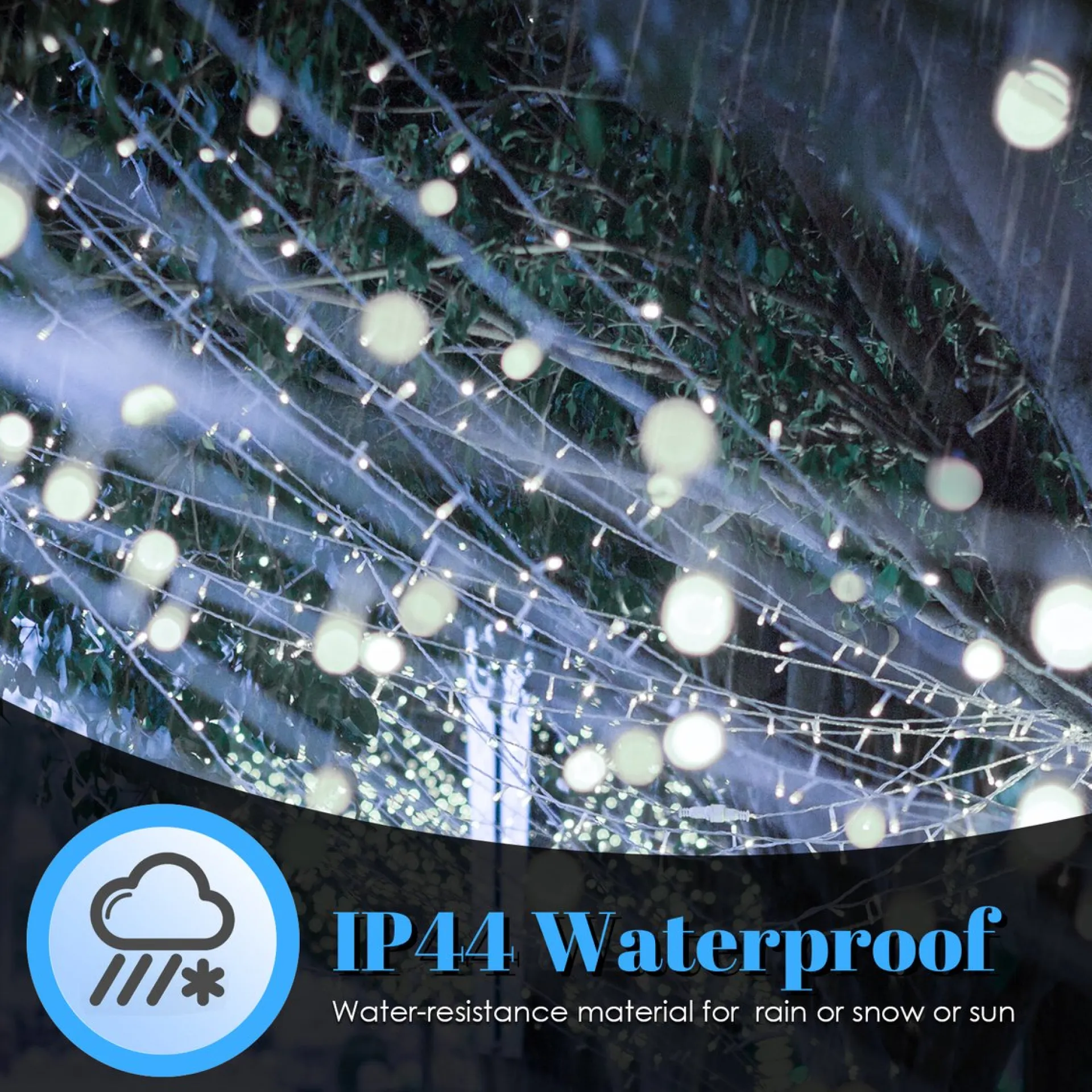 Merkloos 10M 100 Led Fairy Lights Koud Wit Met Afstandsbediening 8 Lichtstanden Indoor Outdoor Party Garden Decoratie Kerstverlichting Sale