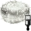 Merkloos 10M 100 Led Fairy Lights Koud Wit 8 Lichtstanden Indoor Outdoor Party Garden Decoratie Kerstverlichting Sale
