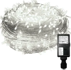 Merkloos 10M 100 Led Fairy Lights Koud Wit 8 Lichtstanden Indoor Outdoor Party Garden Decoratie Kerstverlichting Sale