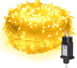 Merkloos 100M 500 Led Fairy Lights Warm Wit 8 Lichtstanden Indoor Outdoor Party Garden Decoratie Kerstverlichting Discount