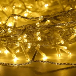 Merkloos 10M 100 Led Fairy Lights Warm Wit 8 Lichtstanden Indoor Outdoor Party Garden Decoratie Kerstverlichting Store
