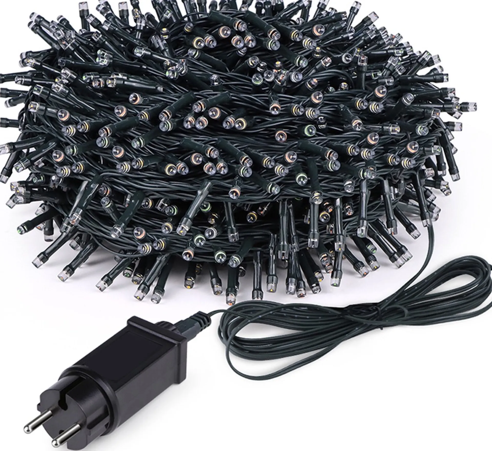 * 35M - Multikleur Lichtslinger - Geschikt Voor Buiten - 300 Led - Waterdicht - 8 Modi - Groene Kabel - Multikleurige Kerstverlichting - 5M Aanloopsnoer - Geschikt Voor Xmas, Kerstboom, Binnen, Thuis, Feest, Tuin Cheap