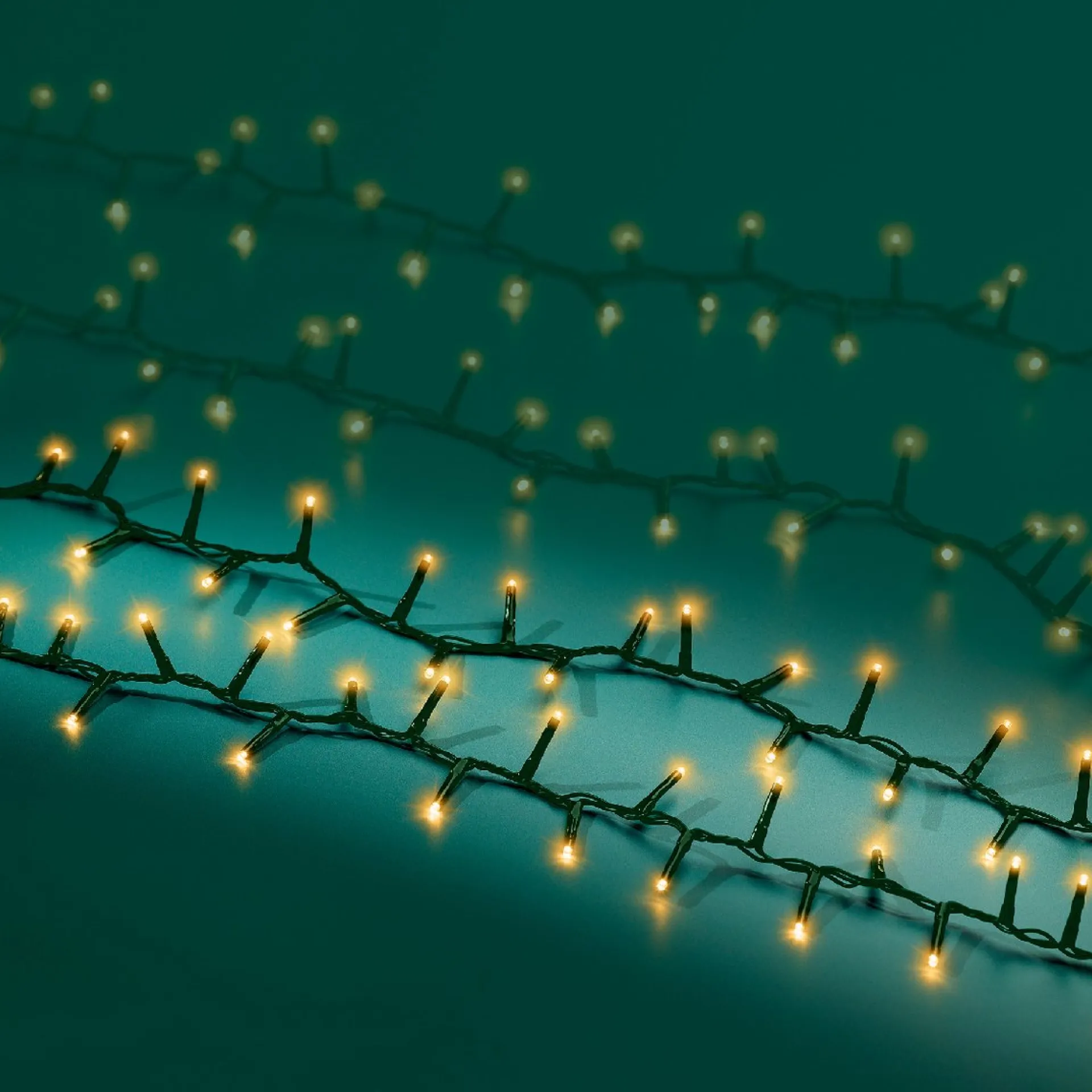 Lumineo 22,5M Led Compact Kerstverlichting - Steady - 1000 Lampjes - Goud - Dimbaar 22.5 Cm Outlet