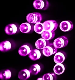 Merkloos 3M String Decoratie Licht Voor Kerstmis Partij 30 Led Pas 2-Modus Flash Batterij Aangedreven (Roze Licht) Flash Sale